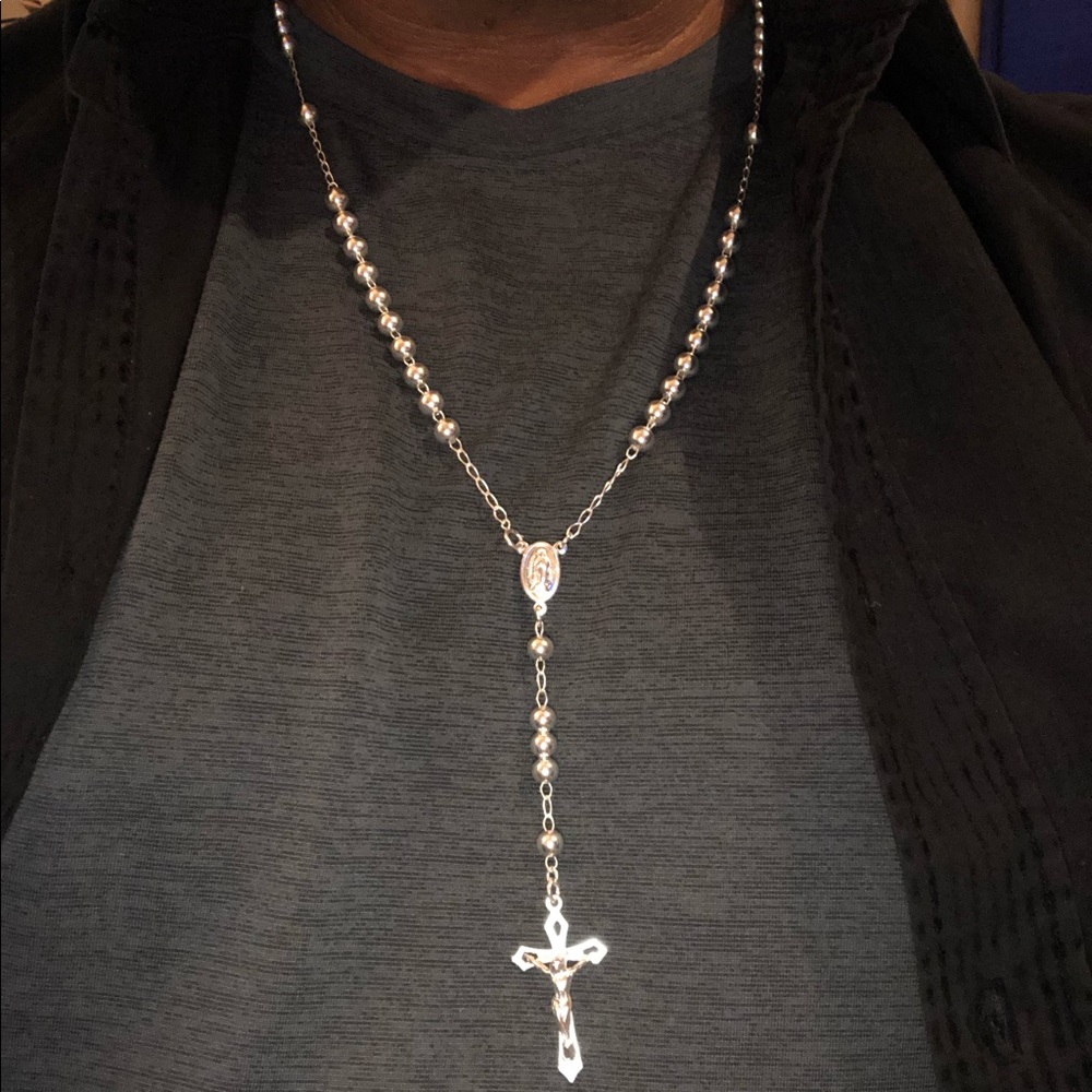 PRECIOUS ROSARY “ROUNDED” - 925 SILVER - Picture 11 of 11